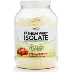 Isolat - Jordgubbar Proteinpulver Viterna 100% Premium Whey Isolate Strawberry 900g
