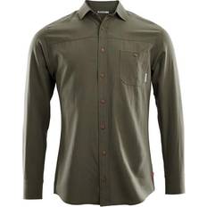 Herr - XL Skjortor Aclima Leisurewool Woven Wool Shirt - Ranger Green