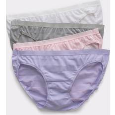 Dam - Silver Bikinis Hanes 4-pk. Comfort Flex Fit Bikini Panties