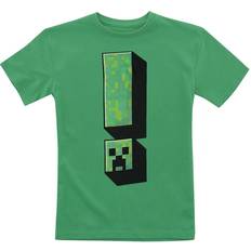 Minecraft T-shirts Barnkläder Minecraft Barn Creeper Exclamation T-shirt Unisex