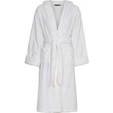 Decoy Velor Fleece Robe Hood - Off White
