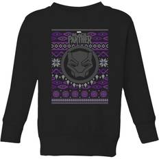 Jultröjor Barnkläder Marvel Kid's Avengers Panther Christmas Sweatshirt