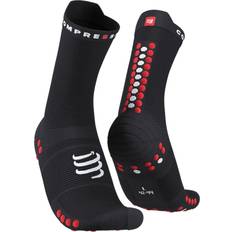 Compressport Strumpor Compressport Pro Racing V4.0 Run High Socks Unisex - Black/Red