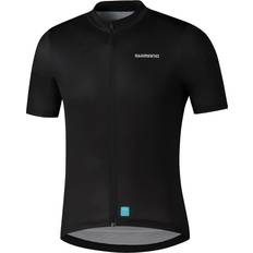 Dam - Hög krage T-shirts & Linnen Shimano Element Cycling Jersey Women - Black