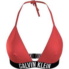 Calvin Klein XS Badkläder Calvin Klein Intense Power Triangle Bikini Top - Coral Crush