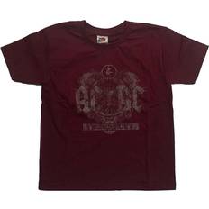 AC/DC Kid's Black Ice T-Shirt -Maroon Red