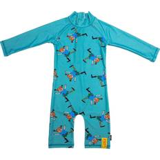 Flickor Badkläder Barnkläder Swimpy Pippi UV Suit - Turquoise