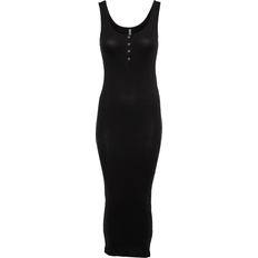 Enfärgade - Midiklänningar - S Pieces Pckitte Midi Dress - Black