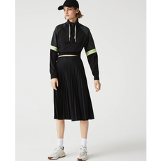 Lacoste Kjolar Lacoste Pleated loose-fitting skirt, Black