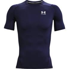 Blåa - Herr - Polyester T-shirts Under Armour HeatGear Armour Short Sleeve T-shirt Men - Blue