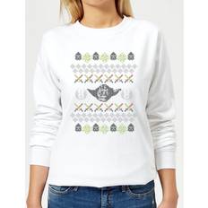 Star Wars Yoda Knit Women's Christmas Sweatshirt