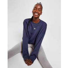 adidas Originals – Essential – Marinblå sweatshirt med centrerad logga