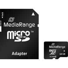 MediaRange Minneskort MediaRange MicroSDXC Class 10 64GB