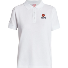 Kenzo Pikétröjor Kenzo Crest Logo Polo Shirt - White