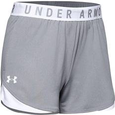 Under Armour Dam - Löpning Shorts Under Armour Women's Play Up 3.0 Shorts - True Grey Heather/White