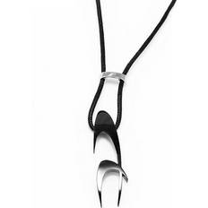 Svarta - Unisex Halsband Chronotech Unisexhängen 1810080505 (45 cm)