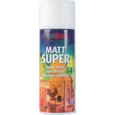 Plasti-Kote Sprayfärger Plasti-Kote PKT3100SE Super Matt Spray White 400ml