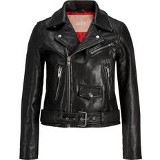 Jack & Jones Dam Ytterkläder Jack & Jones Biker Leather Jacket - Black
