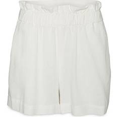 Vero Moda Jesmilo Ruffle Waist Shorts - Snow White