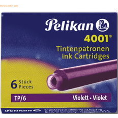 Pelikan 6 small ink cartridges violet