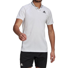 adidas Club Tennis Ribbed Polo Shirt Men - White/Black