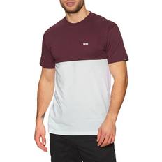 Vans Herr - Vita T-shirts & Linnen Vans Colorblock T-Shirt white/port royale