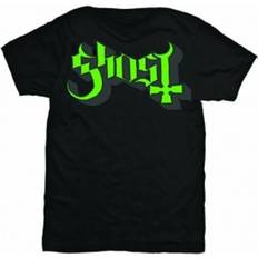 Ghost Unisex T-Shirt/Green/Grey Keyline Logo (XX-Large)