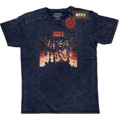 Kiss Dam T-shirts & Linnen Kiss Unisex T-Shirt/Destroyer (Snow Wash) (X-Large)