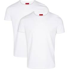 Hugo Boss Elastan/Lycra/Spandex - Herr Överdelar Hugo Boss Round Neck T-Shirts 2-Pack M - White