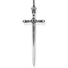 Thomas Sabo Sword Pendant - Silver/Black