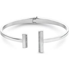 Dam Armband Calvin Klein Minimal Linear Bangle - Silver/Transparent