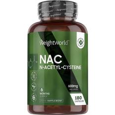 WeightWorld Vitaminer & Kosttillskott WeightWorld NAC N Acetyl Cysteine 600mcg 180 st