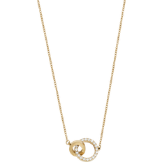 Edblad Guld Halsband Edblad Eternal Orbit Necklace - Gold/Transparent