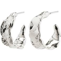 Pilgrim Elara Hoop Earrings - Silver
