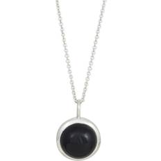 Nordahl Jewellery Sweet Pendent Necklaces - Silver/Onyx