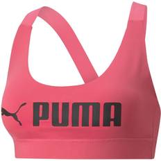 Puma Fit Mid Impact Damen Trainings-BH, GrÃ¼n, GrÃ¶ÃŸe: XL, Kleidung