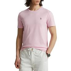Polo Ralph Lauren Rosa T-shirts & Linnen Polo Ralph Lauren – t-shirt i pimabomull med smal passform och flerfärgad ponnylogga-Pink