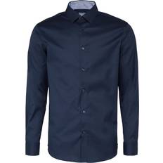 Selected Herr - Vita Skjortor Selected Homme – ginghammönstrad skjorta med smal passform