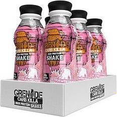 Grenade Sport- & Energidrycker Grenade Carb Killa Shake Strawberries &Amp; Cream (6X500Ml Bottles, Total 3000 Ml)