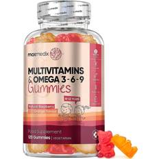 Förbättrar muskelfunktion - Multivitaminer Vitaminer & Mineraler Maxmedix Multivitamins & Omega 3-6-9 Gummies 120 st