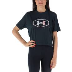 Under Armour Dam - Elastan/Lycra/Spandex Linnen Under Armour Women's Live Sportstyle Graphic Tank Knit Tops Black/Penta