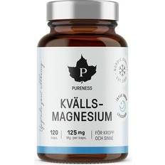 Förbättrar muskelfunktion Vitaminer & Mineraler Pureness Evening Magnesium 120 st