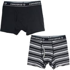 Converse Herr Underkläder Converse Boxershorts 2-pack Svart/Grårandig 10-12 år (140-152) Boxershorts