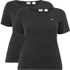 Levi's The Perfect Tee 2-pack Plus Size - Black