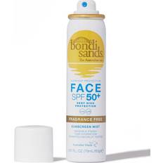 Bondi Sands Lugnande Solskydd & Brun utan sol Bondi Sands Sunscreen Face Mist Fragrance Free SPF50+ 79ml