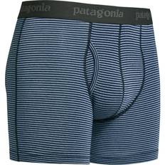 Patagonia Men's Essential Boxer Briefs - Fathom Stripe/New Navy