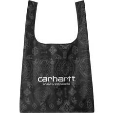 Carhartt WIP verse paisley print shopper bag in black