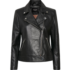 Soaked in Luxury Svarta Ytterkläder Soaked in Luxury Leather Jacket - Black