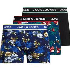 Jack & Jones Bomull Kalsonger Jack & Jones Jacflower Boxer 3-pack - Multicolor