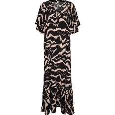 Part Two Othenia Dress - Black Zebra Print